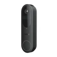 Reolink 2K 4MP Video Doorbell Battery, Smart-Erkennung & mehrere Klingeloptionen, 2,4/5GHz WiFi, Nachtsicht, 2-Wege-Gespräch, Schwarz