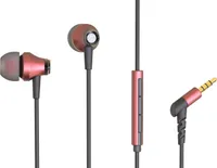 BUXTON BHP 4020 mk2 RED Slúchadlá, frekvenčný rozsah 20 Hz - 20 kHz, impedancia 27 Ohm +/- 10%, citlivosť 95 db +/- 3dB (při 1 kHz), integrované ovládanie a mikrofón na kábli