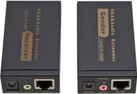 Adaptér HOPE R VGA na RJ45 na predĺženie videosignálu až na 100 m, s vysielačom a prijímačom RJ45 Ethernet Cat5/6, rozlíšenie 1080p