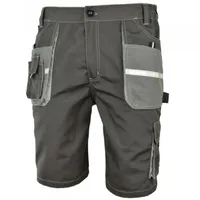 Arbeitshose Kurze Hose Shorts Arbeitsshorts Bermuda Berufsbekleidung grau Shorts 58