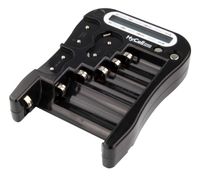 HyCell LCD Batterietester Kapazitätsanzeige und Knopfzellen für AAA/AA/C/D/9V