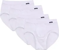 Ammann 4er Pack Organic Baumwolle Feinripp Slip / Unterhose Feinripp Qualität, Angenehm auf der Haut, Gute Passform