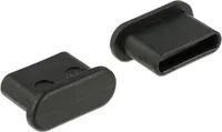 DELOCK Staubschutz USB TypC-Buchse o. Griff schwarz 10 St