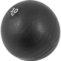 GORILLA SPORTS® Medizinball - 10kg Gewichte, mit Griffiger Oberfläche, Rutschfest, Schwarz - Gewichtsball, Fitnessball, Slamball, Trainingsball