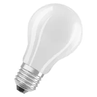 LED žárovka OSRAM LED Superstar Classic A 75 v klasickém tvaru žárovky z matného skla, 5 W, 1055 lm, patice E27, 2700 K pro teplé bílé světlo, EEK A, průměr 60 mm.