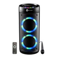 Prenosný reproduktor Bluetooth N-Gear Let's Go Party Speaker 26R 600 W, prenosný, bezdrôtové pripojenie, čierny, Bluetooth