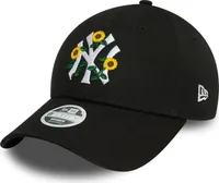 New Era 9Forty Damen Cap - FLORAL New York Yankees schwarz