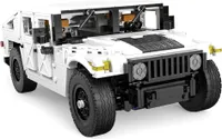 Deqube 1:12 Humvee Off-road Bauspiel 1386 Stücke Mehrfarbig  Mehrfarbig One Size