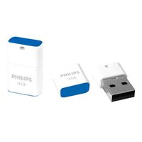Philips USB-Stick 16GB Pico, USB 2.0, Farbe: Blau