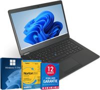 Dell Latitude 5480 14 Zoll Laptop Intel Core i5-7300U@ bis zu 3,5 GHz 8 GB 256 GB SSD mit Windows 11 Pro & GRATIS Antiviren-Software HDMI Webcam (Generalüberholt)