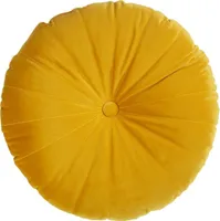 Mandarinský dekorační polštář Ø 40 cm žlutý