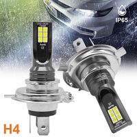 2pcs H4 LED Auto Nebel Scheinwerfer Fern-/Abblendlicht Birnen Xenon 6500K Weiß