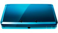Nintendo 3DS Handheld-Spielkonsole Aqua Blue mit Drittanbieter USB-Kabel ohne Zubehör ohne Spiel