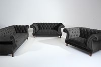 Max Winzer Ivette Sessel - Farbe: schwarz - Maße: 167 cm x 100 cm x 80 cm; 2994-1100-2044240-F07