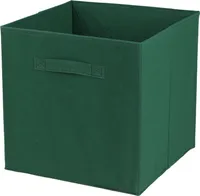 Aufbewahrungsbox Textil, dunkelgrün 31x31x31cm