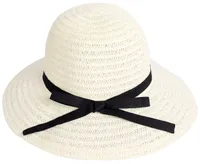 Damen Strohhut 58 Weiss
