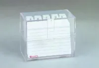 Karteikasten A7 transparent