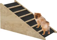 PawHut Hunderampe Rutschfeste Haustierrampe, Hundeeinstiegshilfe, Kofferraumrampe für mittelgroße Hunde bis zu 20 kg, 90 x 40 x 45 cm