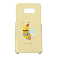 Mr. & Mrs. Panda Samsung Galaxy S8 plus Handyhülle  Biene Blume - Gelb Pastell - Geschenk, Hummel, Handycover, Wespe, Cover