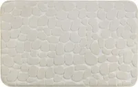 WENKO Badteppich Pebbles Beige Badematte 50x80 cm Badezimmer Teppich 80 x 50 cm