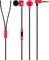 Schwaiger Headset In-Ear "eckig", Metall, Rot