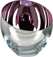 Fink Teelichthalter Candy berry Glas Höhe 11 cm