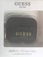 Guess Airpods Pro Silikonhülle Schwarz Guapsilgbk Smartwatches Wearables