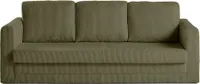 Best Möbel Marilia - 3-Sizter Sofa - schlaffunktion déplimousse - aus Cordstoff , Grün