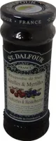 St. Dalfour Fruchtaufstrich Cranberries und Heidelbeeren 280g