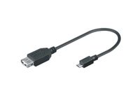 USB-C™/USB A USB OTG Hi-Speed Adapter für den Anschluss von Ladekabeln
