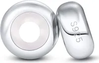 PANDACHARMS  Silber Stopper Charms für Charm Armband, 925er Sterling Silber, passt zu Pandora