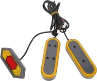Wasserdichtes LED-Scooter-Rücklicht, ultrahelles Sicherheitswarnlicht mit Bremsrücklicht, Blinker für XIAOMI M365 Pro Pro2 E Scooter, Blinker für Elektroroller
