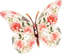 Deko Schmetterling Metall Wanddeko Wandbild Wand Bild Hänger Tier Skulptur Figur