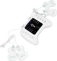 8-Modus-Zehnereinheit-Muskelstimulator, wiederaufladbares Zweikanal-Zehnergerät mit 4 Elektrodenpads, elektrisches Impulsmassagegerät zur Schmerzlinderungsbehandlung