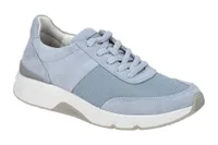 Gabor ROLLINGSOFT buty damskie - sportowe sznurowane buty sportowe niebieskie rekreacyjne NOWOŚĆ