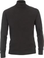 REDMOND Casual Herren Pullover Langarm Rollkragen Regular-Fit Anthrazit S