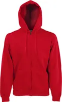 Fruit of the Loom 62-062-0 | Classic Hooded Sweat Jacket - Farbe: Red - Größe: L