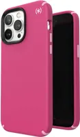 Speck Presidio2 Pro - Antibacterial iPhone 14 Pro Max Case (Digitalpink / Blossompink / White)