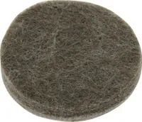 Tarrox Filzgleiter 33x6 mm rund braun 6 Stück selbstklebend
