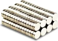Neodymové magnety 10 x 2 mm - 10 ks