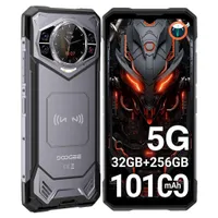DOOGEE S200 Android 14 Outdoor Handy 5G, 32GB+256GB Outdoor Smartphone, 120Hz 6.72” FHD+ 1.32" AMOLED Heckdisplay, 10100mAh NFC 100MP+20MP Nachtsicht