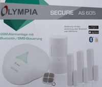 OLYMPIA SECURE AS 605,GSM Alarmanlage mit Bluetooth,SMS Steuerung
