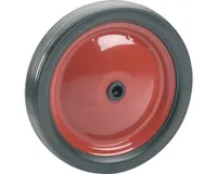 Tarrox PVC-Rad auf Metallfelge bis 15 kg. 130x21x12 mm, Nabe 34