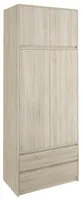 Framire Šatní skříň 90cm + nástavec B-9-N-TIP dub SONOMA