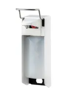 MediQo-line Desinfektionsspender - 500 ml - Seifenspender - Aluminium weiß