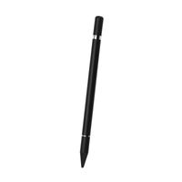 2 in 1 Eingabestift Stylus Pen mit Schreibfunktion schwarz