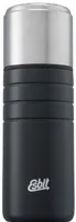 ESBIT MAJORIS Edelstahl Isolierflasche mit doppelwandigem Edelstahl-Becher, 0.5L, Schwarz