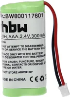 vhbw Akku Ersatz für Dentsply GP50NH4SMXZ für Medizintechnik (300 mAh, 2,4 V, NiMH)