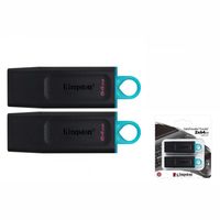 Kingston Technology DataTraveler Exodia, 64 GB, USB Typ-A, 3.2 Gen 1 (3.1 Gen 1), Kappe, 11 g, Schwarz