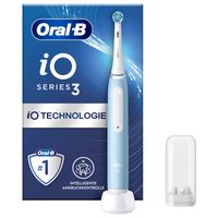 Oral-B iO 3 Ice Blue Zahnbürste 3 Putzprogramme Andruckkontrolle iO-Technologie